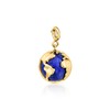 Ross-Simons Lapis and 18kt Gold Over Sterling Globe Charm
