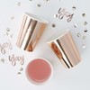 Ginger Ray Rose Gold Foiled Party Paper Cups Tableware -
