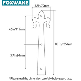 Barn Sliding Door Decorative Corner Bracket 10 in Gate Hinge Garage Door Strap Hinges Matte Black Rustic I Brackets Hardware Decorator for Shutters Farmhouse Gardengate Box Fence