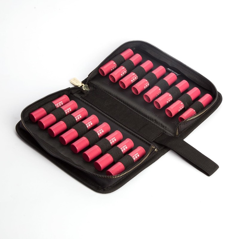 STORICANS Homeopathy Storage Bag, Small Organizer for 16 Remedy Tubes,