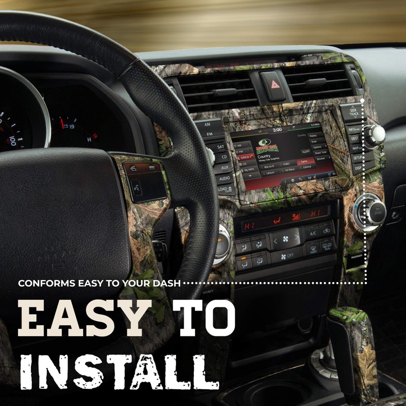 Mossy Oak Graphics Interior Auto Dash Kit, Easy to Install,