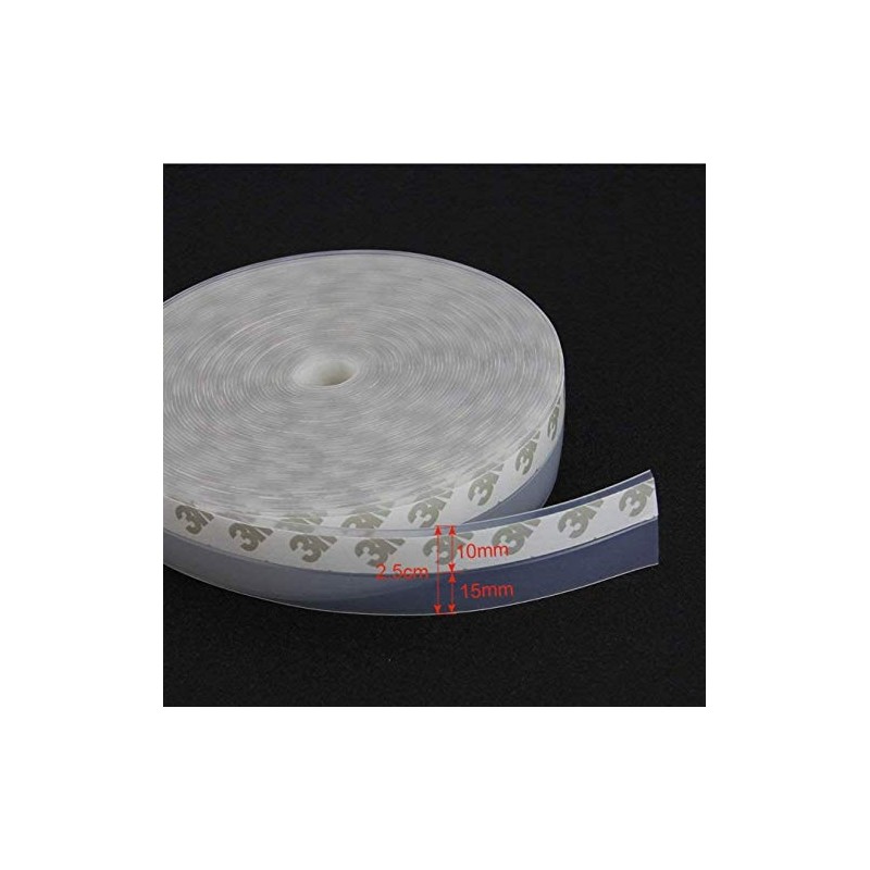 Transparent Door Seal Strip for Glass and Sliding Doors -