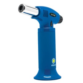 Whip-It! Ion Lite Torch, All Blue. Butane Torch Lighter, Refillable Cooking Torch with Adjustable Flame, Safety Lock for Soldering, Kitchen, Welding