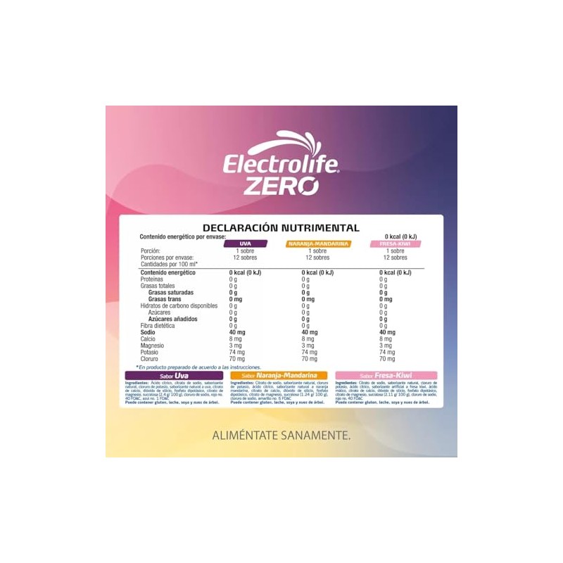 Electrolife Zero Suero de Rehidrataci?n Oral