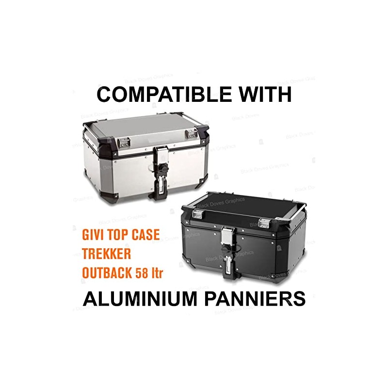 Reflector Sticker Compatible with Givi Monokey Trekker Outback Top Case