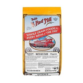 Bob's Red Mill Organic White Rice Flour, 25 Pound
