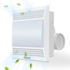 FASDUNT Bathroom Exhaust Fan with Light - Ultra Quiet 1.0
