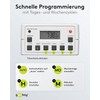 Goobay 93256 Digitale Zeitschaltuhr Innen – Geräuschlos - Programmierbar -