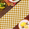 Back to School Table Runner Books Pencil Bufflo Plaid Table