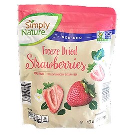 Simply Nature Freeze Dried Strawberries Real Fruit Non GMO