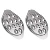 HEMOTON Set of 4 Stainless Steel Snail Plate Mushroom Bowls