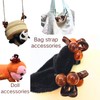 6 Pcs Amber Cherry Medium Hair Clips，Arc and Double Row
