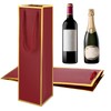 Wine Gift Bags 2PCS Luxury Wine Bottle Gift Bags, 4"X4"X13.8"
