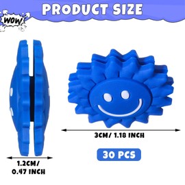 Leitee 30 Pcs Cute Tennis Dampener Funny Tennis Racket Vibration Racquet Dampener Soft Silicone for Sport Gift, Assorted Designs