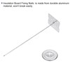 PATIKIL 100mm Perforated Insulation Pins with Round Washer,50 Sets 2in