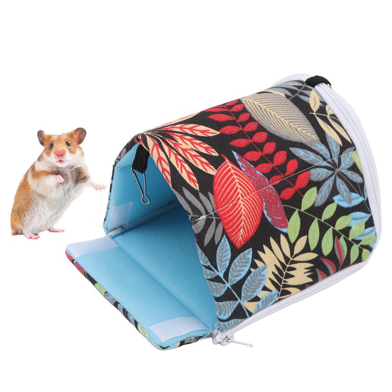 Hamster Nest Breathable Comfortable Removable 4 Seasons Guinea Pig Bed