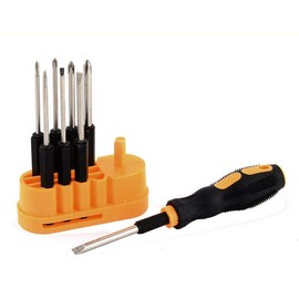 BE-TOOL Flat Phillips Screwdriver Precision Screwdriver Set Multifunction Mini Screwdriver with Interchangeable Blade for General Repairs (8 Pieces)