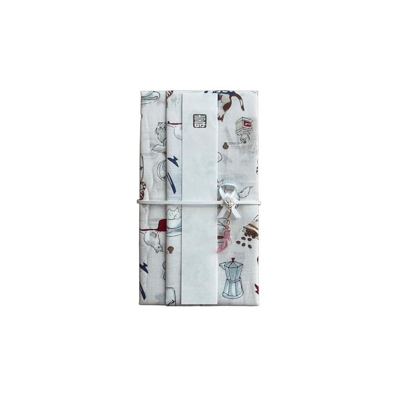 Forum Art F-104 Handkerchief Celebration Bag, Coffee and Cat