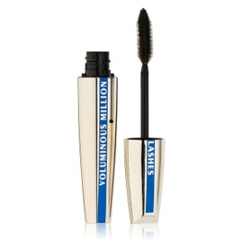 LOréal Paris Voluminous Million Lashes Waterproof Mascara, Black, 0.32 fl. oz.                                                                        