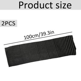 Tabanzhe 2PCS Long Exfoliating Wash Cloth,100cm Japanese Exfoliating Body Shower Scrubber Towel,Back Bath Cleaning Washcloth Skin Care Tool for Men Women(Black,Pink)