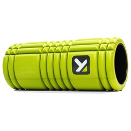 TriggerPoint Grid Fascia Roller with Free Online Videos, Compact Massage Roller, Portable and Versatile Fascia Roller, Green, 13/33 cm