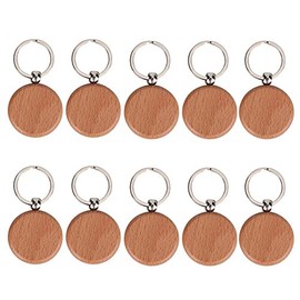 10 Uds Llavero De Madera En Blanco, Etiquetas Para Llaves, Llaveros Personalizados, Llaveros En Blanco, Bolsa De Ropa Diy, Decoración (16 * 7 * 4cm-4cm)