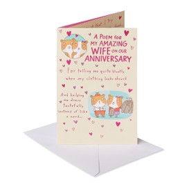 American Greetings Anniversary Card for Wife (My Amazing Wife)