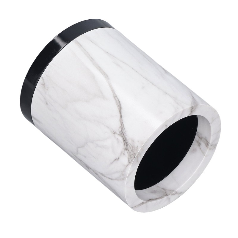 Marble Pattern Pen Holder Beautiful Marble Pattern Anti Slip ABS