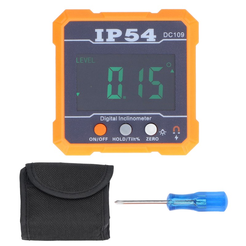 Inclinometer Digital Display Auto Shutdown Magnetic Level Angle Finder Gauge