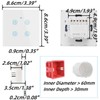 Lancoon Touch Wall Switch with Blue LED Indicator, Wireless Smart