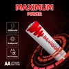 Lithium Batteries AA Size, AA Battery 4 Pack, 3000mAh Double