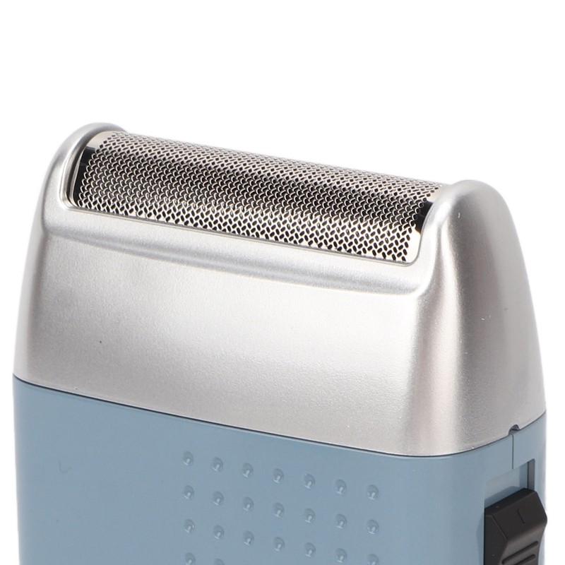 Rechargeable Beard Trimmer Blue USB Waterproof Portable Electric Hair Clipper