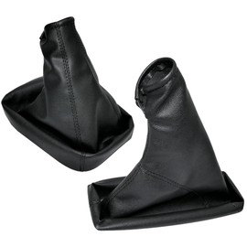 AERZETIX - C57835 - Gear Lever Bag - Gear Stick Gaiter and Handbrake Boot - Compatible with Opel Meriva A from 2003 to 2010 - Colour: Black - Faux Leather