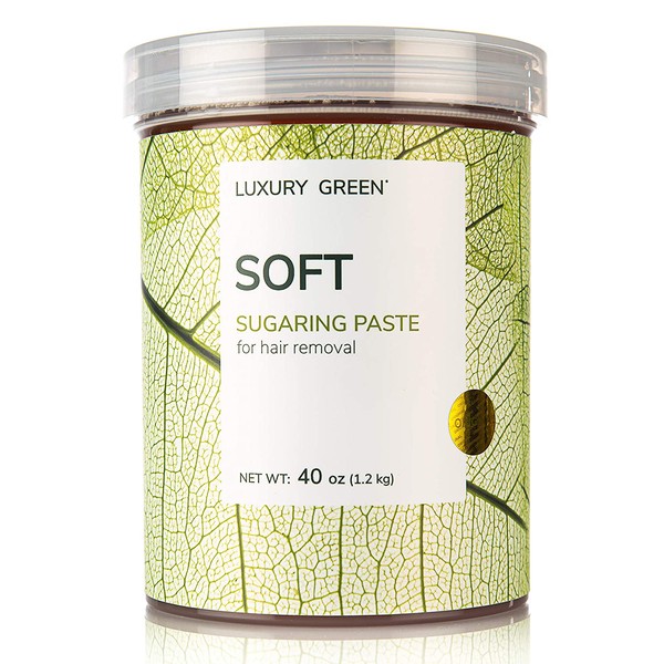 Sugaring Paste Luxury Green - Soft - for light thin hair and wax strips