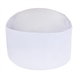 Afindern Chef Hat, Cooking, Japanese Food, One Size Fits Most, Top Mesh, Breathable, Hygienic, White Kitchen Coat, Chef's Hat, Plain, Restaurant, Cafe, Cook, Waiter, Cook, Kitchen Supplies, Unisex, White
