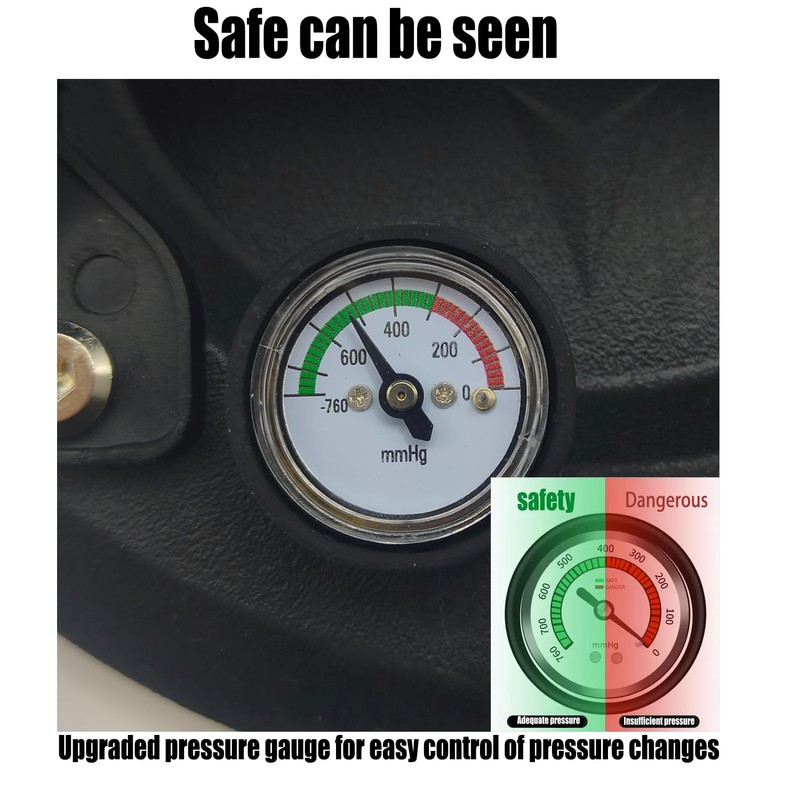 2 PCS 880 lbs Load 8" Double Thickness Glass Suction