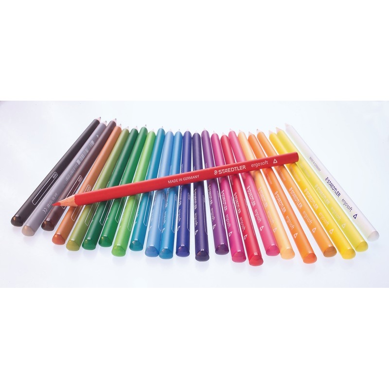 Staedtler Ergosoft Coloured Pencil - Light Green (Pack of 12)
