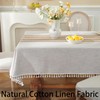 Cenebonxy Rustic Fall Table Cloth Rectangle Table Cloths, Cotton Linen