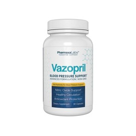 Vazopril Blood Pressure Support - Vitamin Supplement for Healthy Heart & Blood Circulation - Beet Root, Hawthorn Berry, Garlic, Hibiscus, Olive Leaf & Grape Seed Extract - 90 Capsules