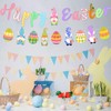 Happy Easter Banner, Easter Bunting Garland, Easter Decorations for Easter