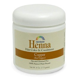 Pack of 2 x Rainbow Research Henna Hair Color and Conditioner Persian Copper Red Copper - 4 oz