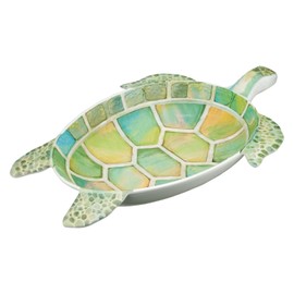 UPware Shape Platter Melamine Serving Platter BPA Free Food Platter 22 Inch Sea Turtle Shaped Platter (22" Sea Turtle)