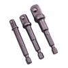 Amtech I5700 Socket Driver Set, Hex Extension Adapter, 3 Piece