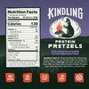 Kindling Protein Pretzels - Garlic Parmesan | Protein-Packed Snack |