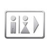 PHOS Design Stainless Steel Direction Sign Right or Left