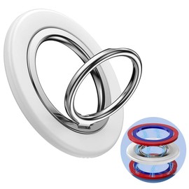 MagSafe Smartphone Ring, Magnetic Ring, Smartphone Stand, [Double-sided Magnet & Super Strong Magnetic] Thin, Drop Prevention, Easy to Put on and Take Off, Bunker Ring, Magnet, Won't Loose, Smartphone