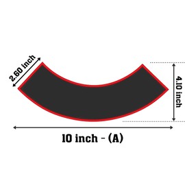 Custom Embroidered Right Side Rocker Vest Patch Motorcycle Biker Patch 10" (A)