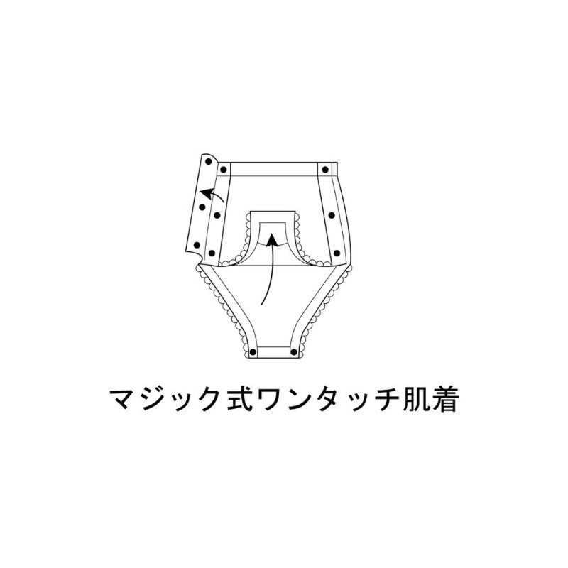One-touch Clothe Women's Shorts (Both Side Open Bottom) No. 57 神戸生絲