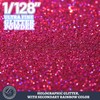 LEOBRO Red Glitter, Glitter, 180G/6.35OZ Holographic Ultra Fine Glitter, Craft
