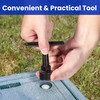 Enhon Curb Box Wrench for Pentagon Curb Boxes, Water Meter